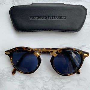 Westward Leaning Voyager Mirrored Tortoise & Gold